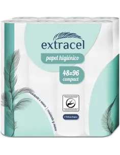Extracel Kompakt Toilettenpapier | 48 Rollen