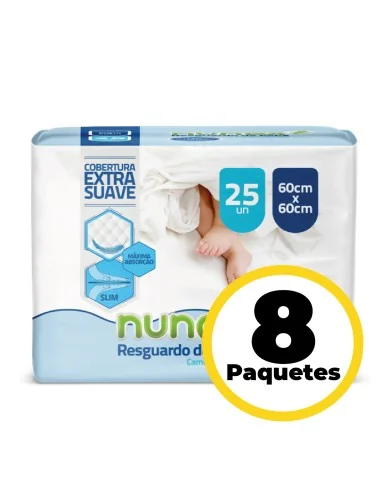 Disposable Pads for Children | 60 x 60 cm | 8 Packs of 25 units