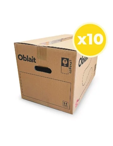 📦 Pack de 10 Cajas para Mudanza Marrones Oblait 50x30x30cm - Resistencia y  Comodidad