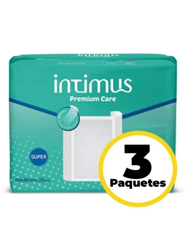 Premium Care Disposable Pads for Adults | 60 x 90 cm | 3 Packs of 25 units