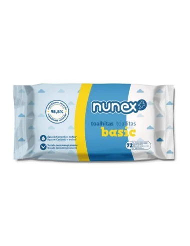 98% Natural Basic Wipes | 1 pack with 72 units