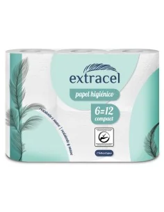 Extracel Compact Toilet Paper | 6 rolls