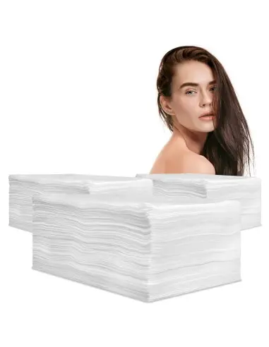 Spunlace Pilbelles Disposable Hairdressing Towels 40 x 80 cm | 3 Packs of 100 units